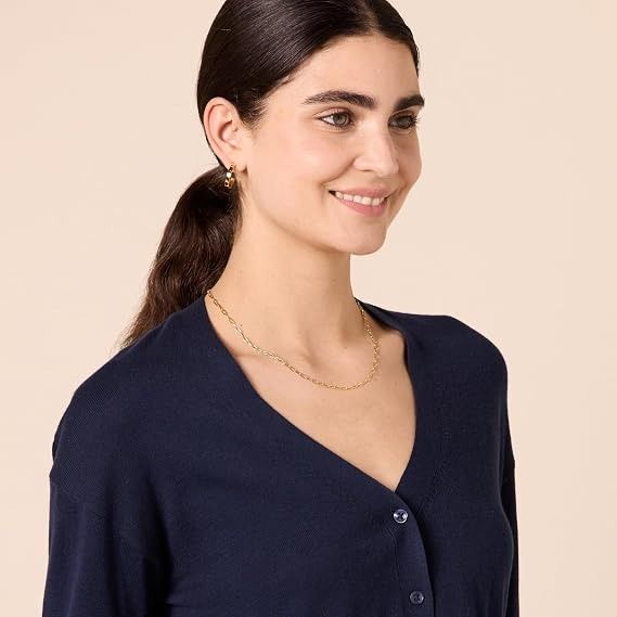 Navy Blue Button-Up Cardigan image 2